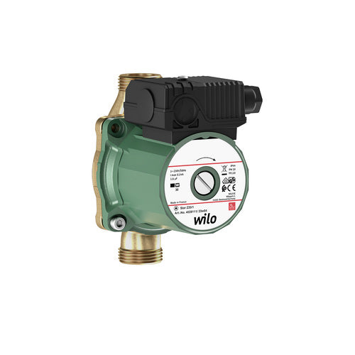 Wilo Nassläufer-Standardpumpe Star-Z 20/1,Rp1/2,1x230V,38W