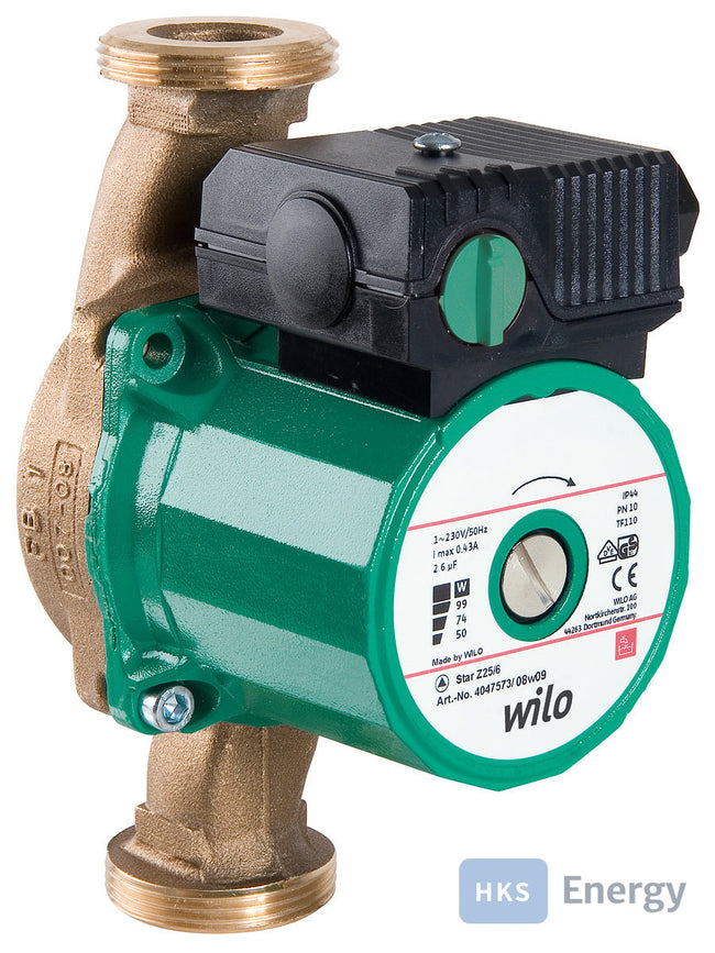 Wilo Trinkwasser-Zirkulationspumpe Star-Z 25/6-3