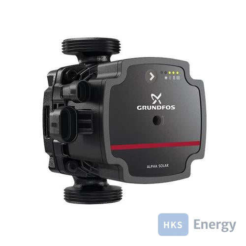 Grundfos ALPHA Solar 25-75 mit 130 mm Einbaulänge, Artikelnummer 98989299