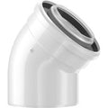 Bosch Abgaszubehör FC-CE80-45 Doppelrohrbogen 45 Gr, d:80/125mm – 7738112593