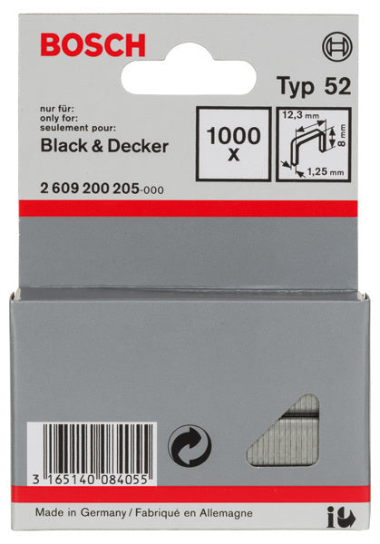 Bosch Flachdrahtklammer Typ 52 – Hersteller-Nr. 2609200205
