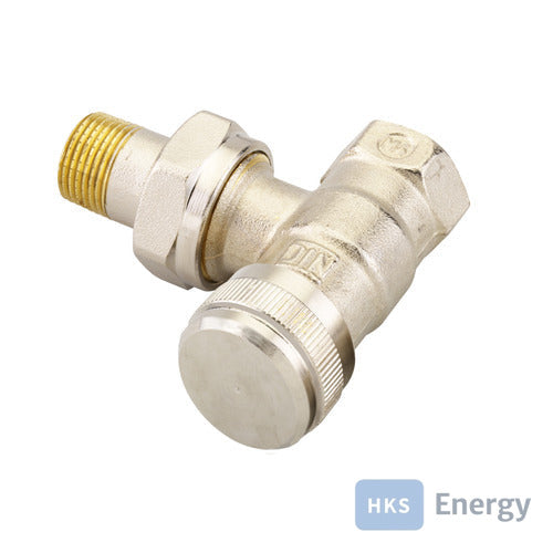 Danfoss Rücklaufverschraubung RLV 10 3/8" Eckform – 003L0141
