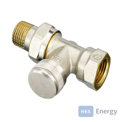 Danfoss Rücklaufverschraubung RLV 15 1/2" Durchgang – 003L0144