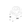 Grundfos Zubehör für vert. Kreiselpumpen Ovalflansch CRN10,15,20 Rp2 PN16 GG