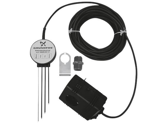 Grundfos Zubehör f.Schmutz-/Abwasserpum. Elektrodensteuerung LLC1000W, 10m Kabel Maßzeichnung 96871268