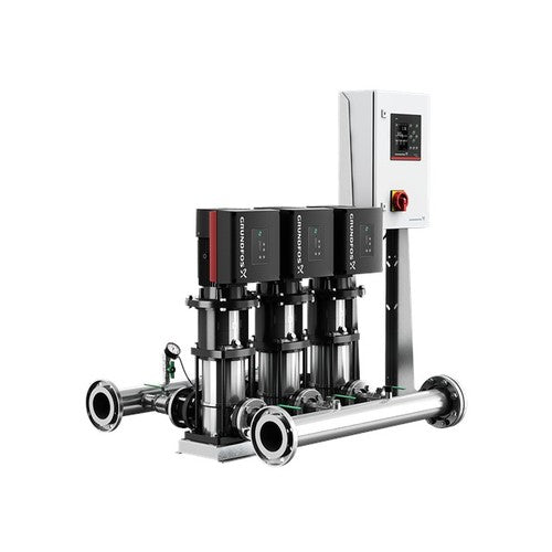 Grundfos Druckerhöhungsanlage Hydro MPC-E 5CRIE15-1 16bar 3x400V 1,5kW Maßzeichnung