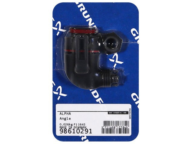 Grundfos Zubehör für Umwälzpumpen Kit ALPHA Winkelstecker komplett Maßzeichnung 98610291
