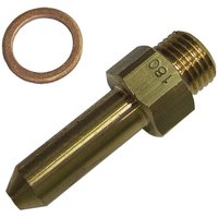 Bosch Hauptgasdüse 1,80 Bohrung SW16 48 lang 8718584788
