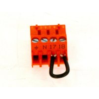 Bosch Anschlussklemme 4-pol orange 17B18 8718590270