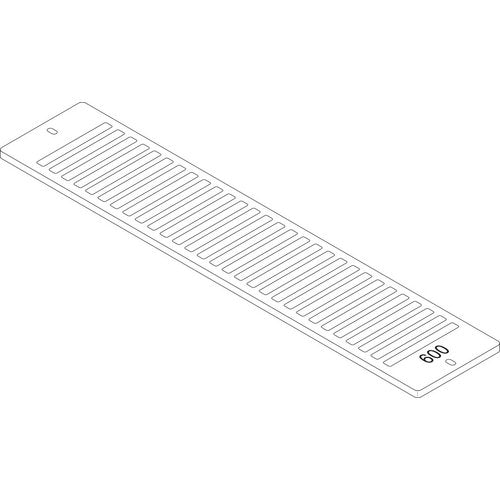 BO Aufsteckgitter 20/22-600 RAL9016 everp., 87183403060