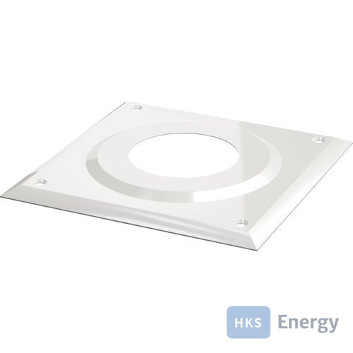 Bosch Abgaszubehör FC-O80 Abdeckblende, 1-teilig, d:80 mm, weiß – 7738112726