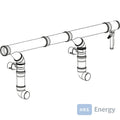Bosch Abgaszubehör FC-CS105 DN160/DN160 Set Abgaskaskade Überdruck mit CO-Sensor – 7739624546