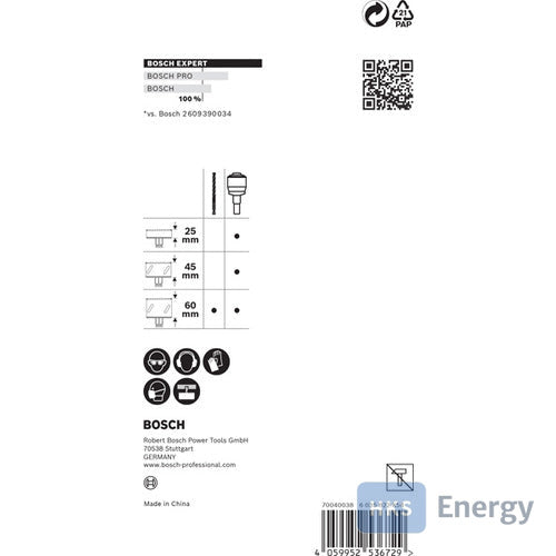 Bosch EXPERT Power Change Plus Aufsteckhalter, 11mm, TCT Bohrer, 8,5x – 2608900526