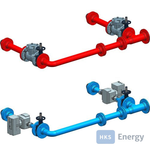 Bosch Kaskade DN50/65-Pumpe (2x100kW)V2 Unterkomponente Kaskade mit Pumpe – 7736606051