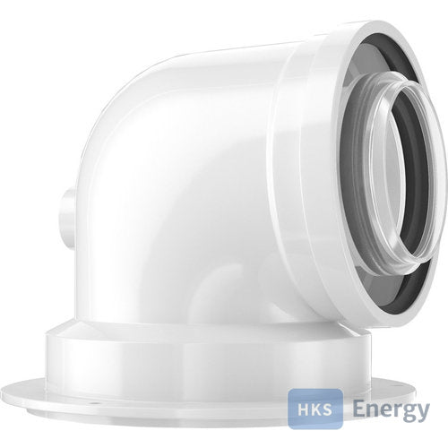 Bosch Abgaszubehör FC-CA80-87 Kesselanschlussstück d:80/125, 87 Gr – 7738112717