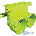 Bosch Zubehör Wohnungslüftung RRB 75-3 Verbinder 90Gr Rundrohr/Flachkanal, 1 ST – 7738113424