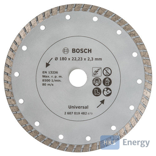 Bosch Diamanttrennscheibe Turbo Durchmesser: 180mm – 2607019482