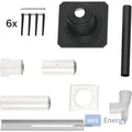 Bosch Abgaszubehör FC-Set60-C93x Grundbausatz C93x, d:60/100mm Kunststoff – 7738112778