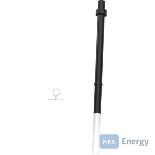 Bosch Abgaszubehör FC-Set80-C33x (oben) Grundbausatz C33x,d:80/125,schwarz, 1,5m – 7738112662