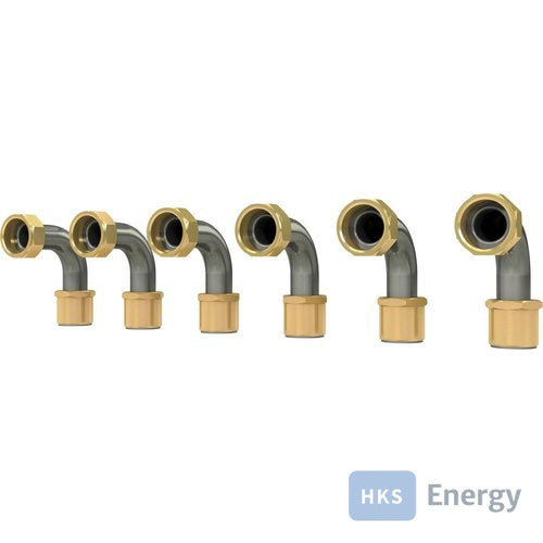 Bosch Zubehör für Wohnungsstationen Bogen Edelst. 90 Grd, 3/4"  (MVP: 6 St) – 7733600248