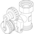 Bosch FE-Hahn mit Gewinde everp., 87185436280