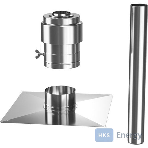 Bosch Abgaszubehör FC-O60 Schachtabdeckung Edelstahl d:60 mm – 7738112527
