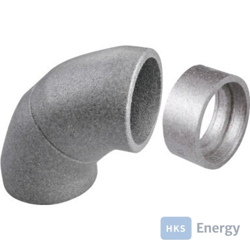 Bosch Zubehör Wohnungslüftung BEPP 125-1 Bogen 90 Gr teilbar, d:125 mm, VPE: 1 ST – 7738113431