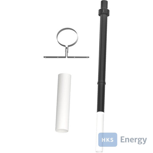 Bosch Abgaszubehör FC-Set110-C33x Grundbausatz C33x, schwarz, d:110/160mm – 7738113090