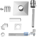 Bosch Abgaszubehör FC-Set60-C93x Paket zum Schacht, d:60/100mm, Edelstahl – 7738112521
