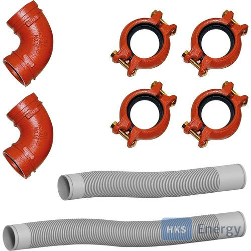 Bosch Zub. Erdwärmepumpen Anschl.-Set 5 Vor-/Rücklauf Heizung für T 540...800-2 – 8738209083