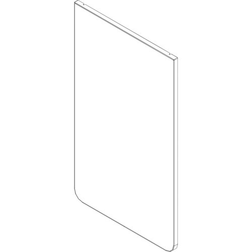 Bosch Vorderwand Bo unten schwarz (Glas) 8738209428