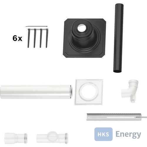 Bosch Abgaszubehör FC-Set60-B53 (hinten) Grundbausatz B53, d:60 – 7738112783