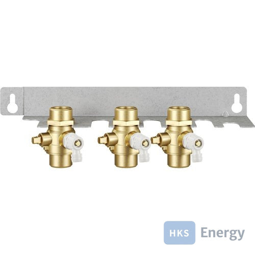 Bosch Zubehör für Wohnungsstationen Montageplatte Heizkreismodul, inkl. 2 KH – 7735600612