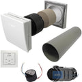 Bosch Paket dezentr. Lüftung BOPA VE302 4 x V3000D 55/K, CV30H, LNU12, LUP4, LMK – 7739623639