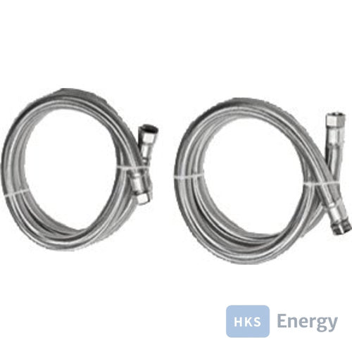 Bosch Zubehör für Wasseraufbereitung VES SS Schlauchset DN20, G 3/4", Länge 1,5 m – 7736602640