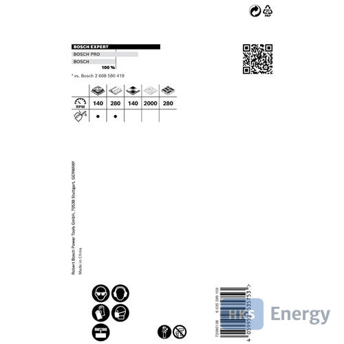 Bosch EXPERT Tough Material Lochsäge 60x60mm – 2608900429