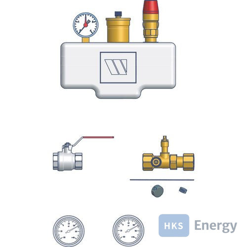 Bosch Zubehör f. Erdwärmepumpen Nr. 1123 Solekreissystempaket – 7719002837