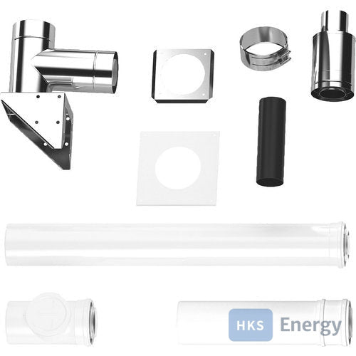 Bosch Abgaszubehör FC-Set80-C53x(hinten) Grundbausatz C53x, d:80/125mm, Fassade – 7738112756