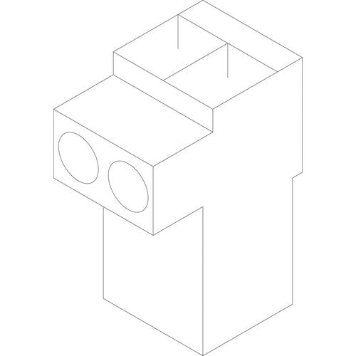 Bosch Anschlussklemme 2-polig weiß AF 54912649