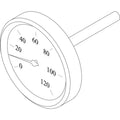 Bosch Thermometer D63mm 0-120grdC 8738203232
