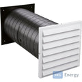 Bosch Zubehör für Wohnungslüftungsgeräte WG 160/1, Wetterschutzgitter d:160mm – 7719003334