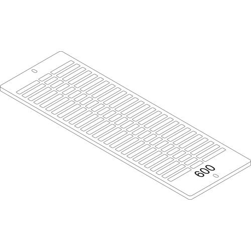 BO Aufsteckgitter 30/33-600 RAL9016 everp., 87183404060