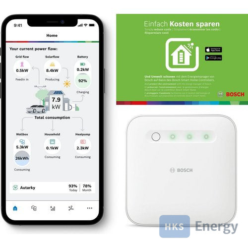 Bosch Energiemanager-Set für PV-Anlagen EM-Freischaltcode, SH Controller II – 7739622375