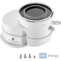 Bosch Abgaszubehör FC-CA80 Kesselanschlussstück d:80/125, exzentr. – 7736902382
