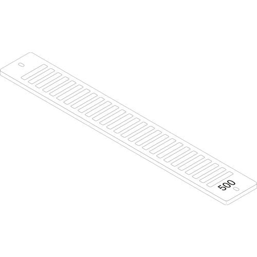BO Aufsteckgitter 10/11-500 RAL9016 everp., 87183401050
