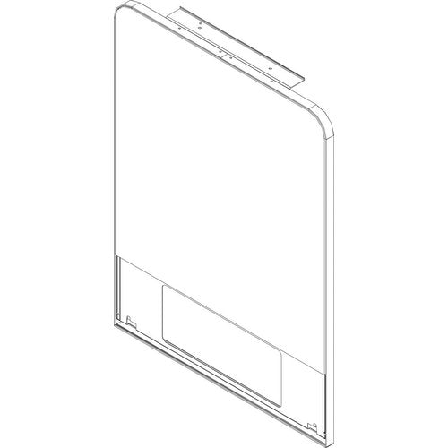 Bosch Vorderwand Bo oben schwarz (Glas) 8738209443