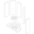 Bosch Schamottegarnitur 4+5 everp., 63016362