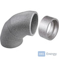 Bosch Zubehör Wohnungslüftung BEPP 160-1 Bogen 90 Gr teilbar, d:160 mm, VPE: 1ST – 7738113428