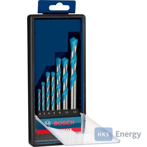 Bosch EXPERT MultiConstruction CYL-9 Bohrer-Set 4/5/6/6/8/10/12mm, 7-tlg. – 2608900647