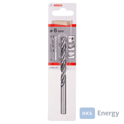 Bosch Holzspiralbohrer Standard 8x75x117mm, d 8mm – 2608596305